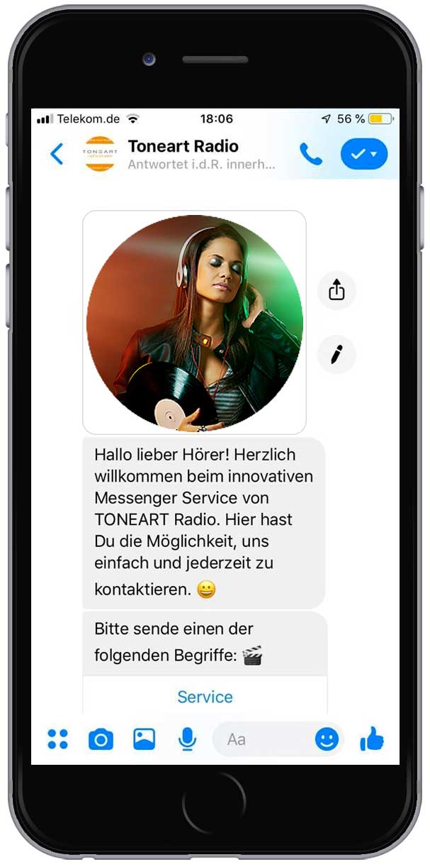 Radio Chatbot - TONEART Radio